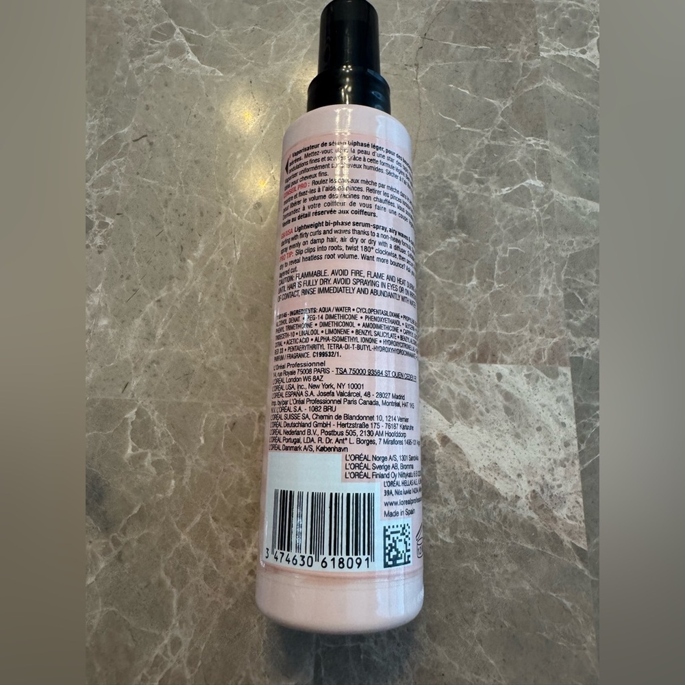 L'Oreal Professionnel Hollywood Waves Sweetheart Curls Serum-Spray
5.0 oz - Picture 4 of 5